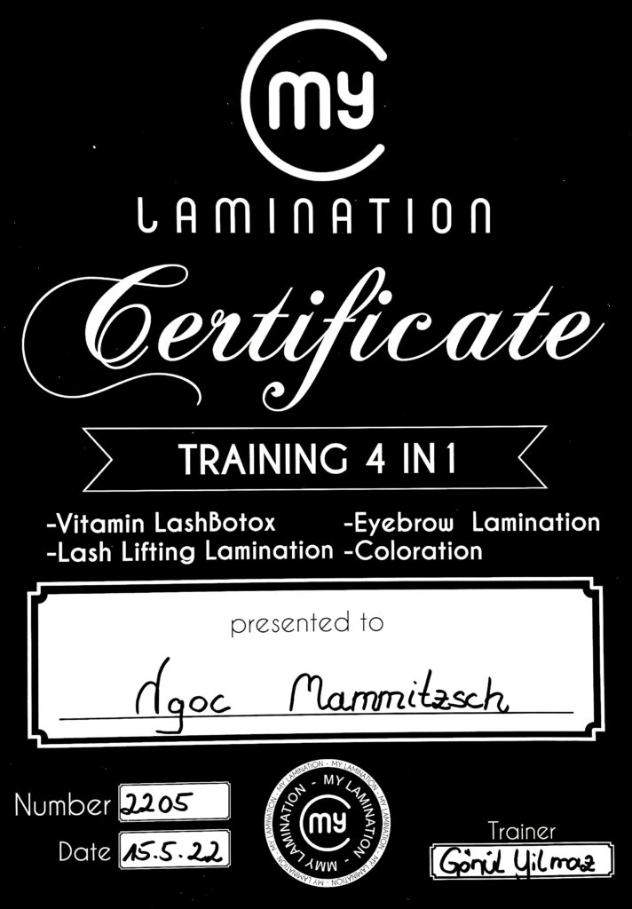 Lash Lifting Lamination Coloration