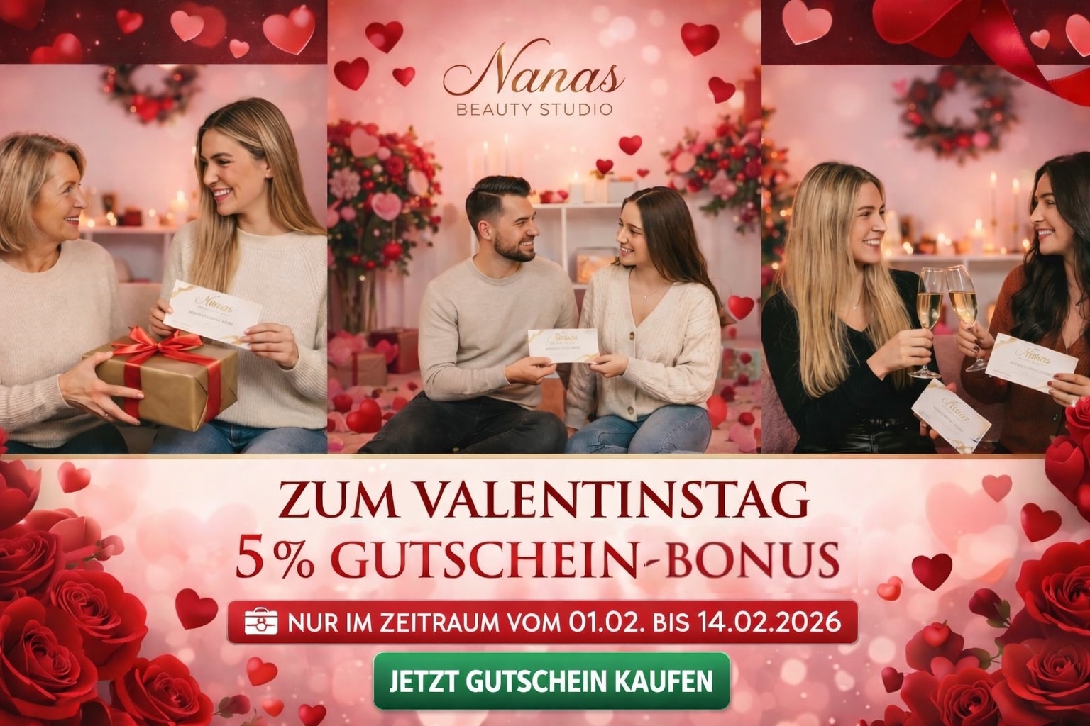 Gutschein-Valentinstag Bonus